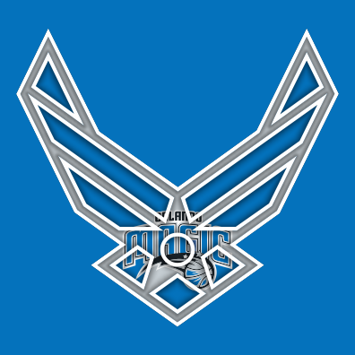 Airforce Orlando Magic Logo iron on paper